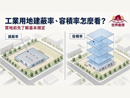 工業用地建蔽率、容積率怎麼看？｜世界廠房